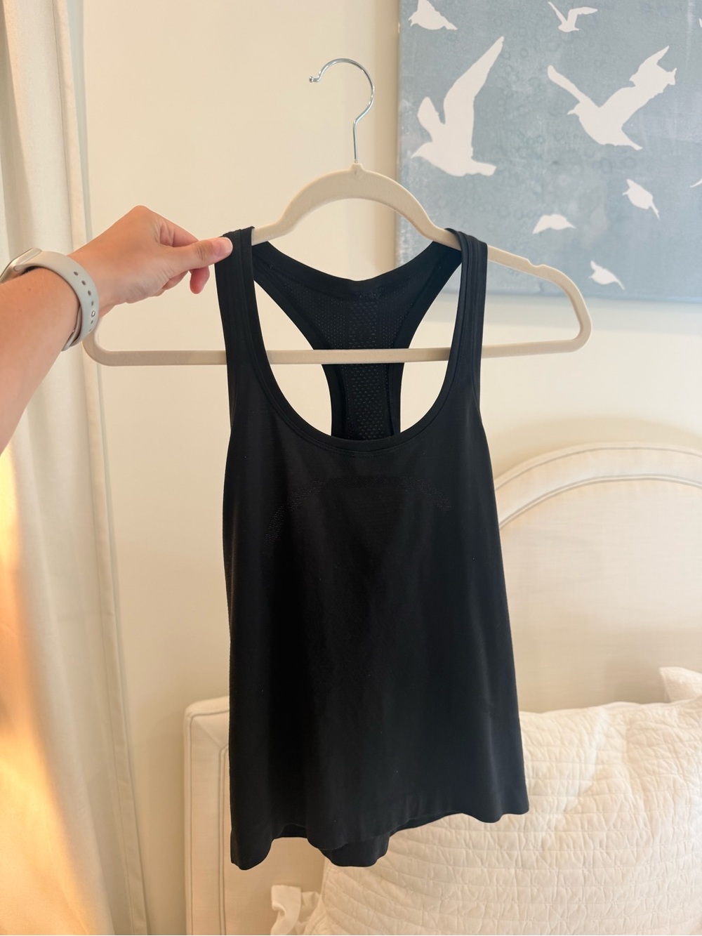 Lululemon black swiftly tank race length